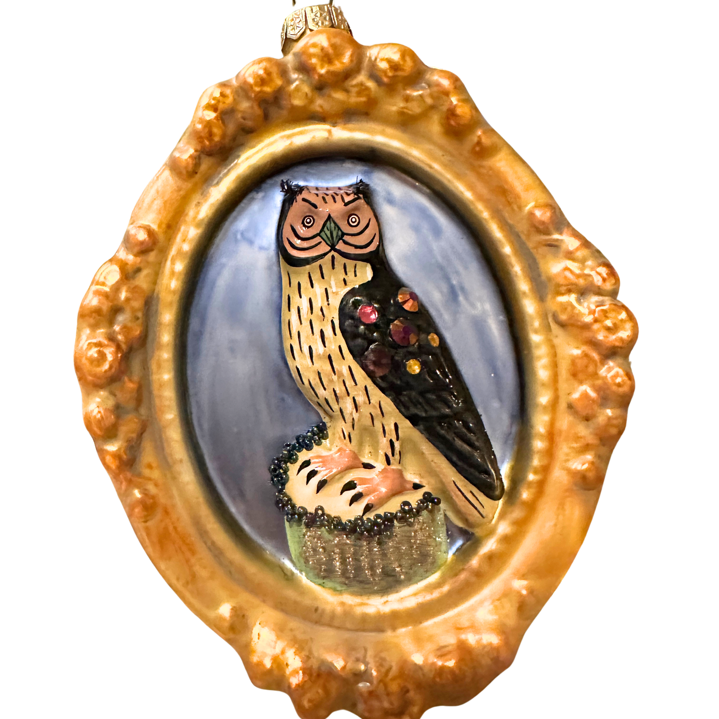 Framed Owl Ornament