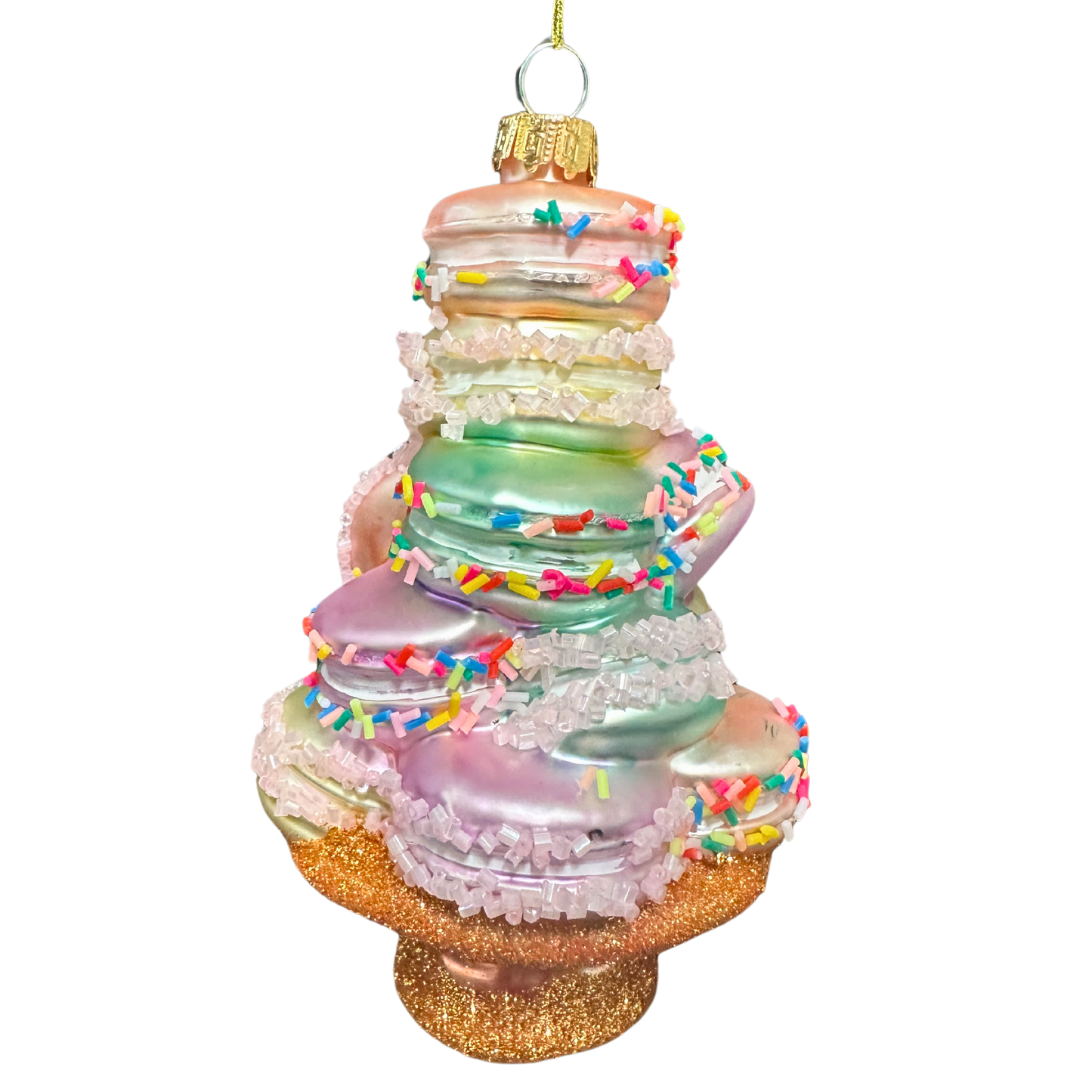 Plated Macaron Ornament