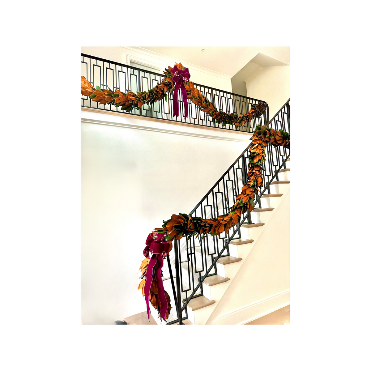 Fresh Magnolia Garland, 10'