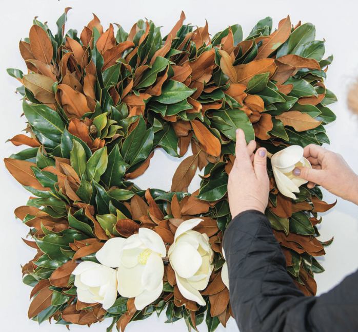 Weston Farms Faux Magnolia Flower