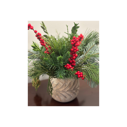 Holiday Evergreen Arrangement