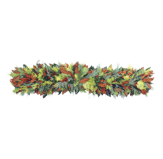 Weston Farms 7' High Point Tapestry Magnolia Mantel