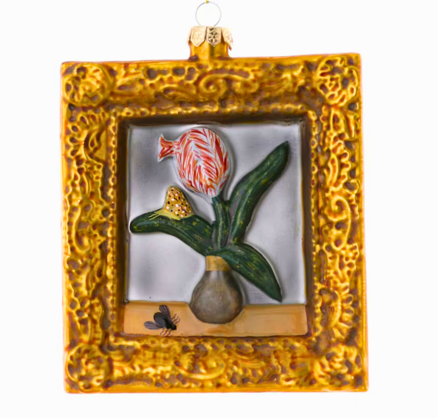 Framed Tulip Ornament