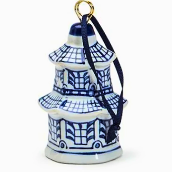 Mini Ginger Jar Ornament / Place card Holder (Pagoda)