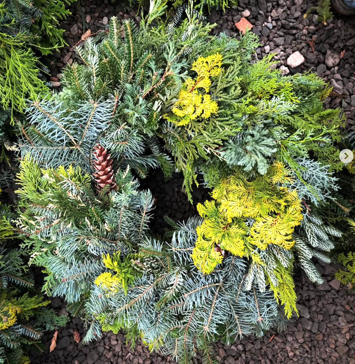 Unique Greens Wreath